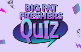 Big Fat Freshers Quiz Poster Coleraine Campus