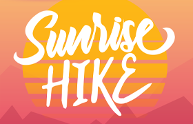 Sunrise Hike Poster Belfast Campus